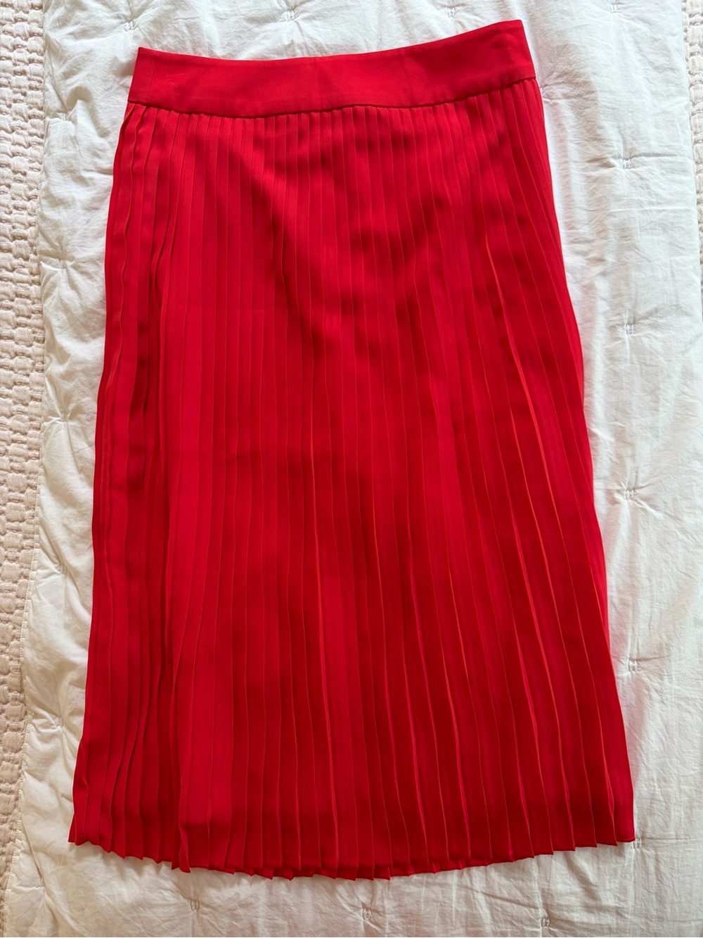 J Crew California Poppy Pleated Skirt - Picture 2 of 7